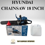 Hyundai power products HD1852CC 18" gasoline chainsaw 52cc engine 2 stroke Easy start recoil ID37526