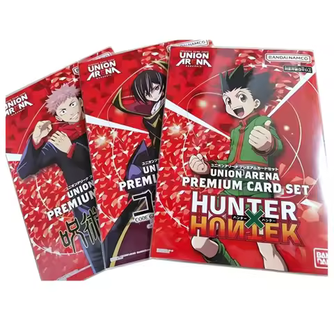 Union Arena Premium Card Set Hunter X Hunter Jujutsu Kaisen Code Geass Official Japanese Bandai Seal