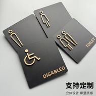 Toilet Women Bathroom Men Signs Acrylic Listings Customization pxa7