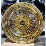 BBS Wheel [Gold Chrome] Sport Rim 17x8.5JJ ET28 (4x100/114.3)