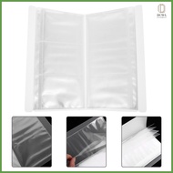 Postcards Clear Sleeves Organiser Scrapbook Airline Tickets Storage Album 23X12.7CM White PP