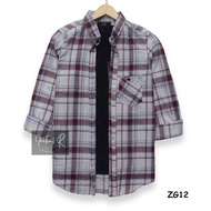 KEMEJA Long Sleeve Flannel Shirt Men's Shirt Casual Shirt FPA-14