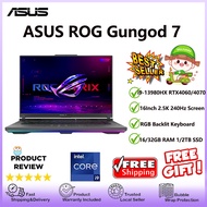 【ASUS Local Warranty】ASUS ROG Gungod 7 Gaming Laptop/ i9-13980HX RTX4060/RTX4070/16Inch 2.5K 240Hz Computer Notebook/intel i9 Processor/RGB Backlit Keyboard/Asus Gaming Laptop/ROG电竞游戏笔记本电脑