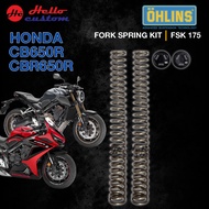 ชุดอัพเกรด โช้คหน้า OHLINS CB650R / CBR650R FSK175 Fork spring kit CB 650R / CBR 650R