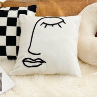 Nordic Luxe Velvet Throw Pillow for Living Room