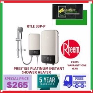 Rheem RTLE-33P-P Prestige Platinum Instant Shower Heater