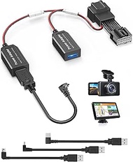 Pixelman GPS Charger Cable Adapter for Garmin(16-pin Type A),Compatible with Select Ford F150,Bronco