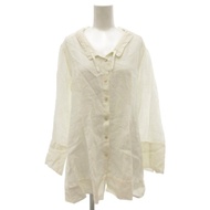 iBlues BLUE i Blues Shirt linen Long sleeves White Direct from Japan Secondhand