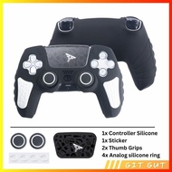 PS5 Dualsense Set Silicone Cover Sticker Thumb grip Stick Controller - The Last of Us