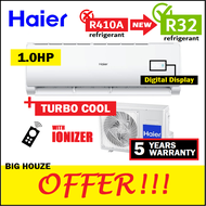 [2023 NEW] Haier 1HP R32 Aircond Air Conditioner HSU-09LTC19 HSU-10LPB21 HSU-10LPA21 Air Cond 空调 1.0HP with Turbo Cool Function (Replace Old Model R410A / HSU-09LFA18)