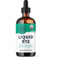 Pre-orderVimergy Organic Vitamin B12 – 2500 mcg – Methyl & Adenosyl B12 – Fast Absorption – Energy, 