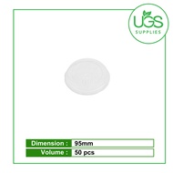 FPC Pet Plastic Sippy Lid 95mm/98mm | Durable | Break Resistant | Clear | Shape