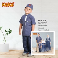 Keke Sarimbit Anak SR 20 06 - Navy GAMIS DAN KOKO ANAK