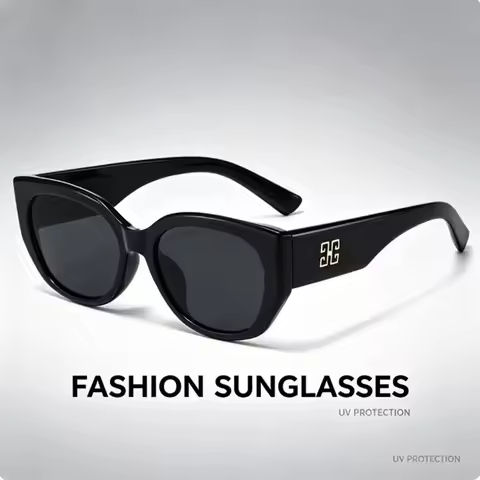 Premium Stylish Korean Style Sunglasses, Unisex Face Slimming UV Protection Versatile Outdoor Shades