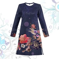 Plus Size Women's Floral Jersey T-Shirt - for Ramadan| 5XL