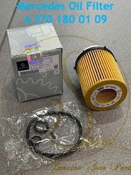 (100%GENUINE) MERCEDES OIL FILTER A2701800109 A 270 180 01 09 W176 / W177 / W246 / S204 / A205 / C11