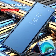 For Honor X9c Case Smart View Mirror Leather Flip Cover Honer Honor X9b X9a X7b X8b Magnetic Phone C
