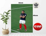 POSTER TEMA KILYAN MBAPPE/POSTER DINDING KYLIAN MBAPPE/POSTER MBAPPE FRANCIS/WALLDECOR