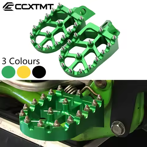 For KLX 140 140L 140G Motorcycle CNC Footrest Footpeg Foot Pegs Rests Pedal For Kawasaki KX65 KX80 K