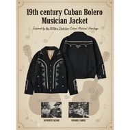 Non Straw Bolero Western Embroidered Cuban Musician Jacket Rockabilly Loose Embroidered Jacket