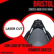 BRISTOL ZONTES 400D STAY GRAB ACCESSORIES / POWERRACK BRACKET / POWDER COATED / LIFETIME WARRANTY