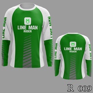 เสื้อแขนยาว เสื้อแกร็ป เสื้อไรเดอร์ Line Man Rider ไซท์ใหญ่สุด รอบอก60นิ้ว