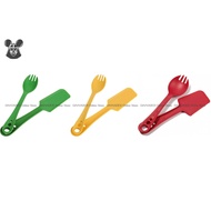 Guyot Designs The Utensils - 5 in 1 Set Camping Safe on Coated Cookware BPA-Free Spoon Fork Spatula 