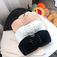 【 32/70AB--38/85AB】 Strapless invisible Lace Via non slip traceless gathered bra  women's lace back 