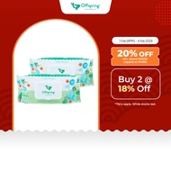 Offspring Biodegradable Plant-Based Baby Wipes 80 ct (2 Packs) [160Pcs]