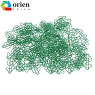 ORIEN 100 Pcs Dollar Shape Paper Clips, Green Dollar Shaped Metal Paper Clips, Novelty Prevent Slip 