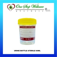 URINE BOTTLE STERILE 60ML