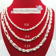 Necklace Pure Silver 925/Rantai Perak 925 Silver Necklace 925 Silver Necklace