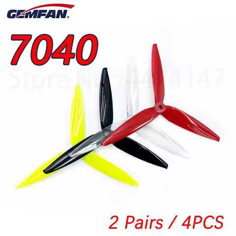 Gemfan Flash 7040 7 Inch 3-Blade 7X4X3 PC CW CCW 7inch FPV Propeller For FPV RC Models MAK4 Long Ran