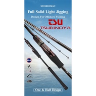 Tsurinoya Malaysia SWORDSMAN Spinning/BaitCasting Jigging Rod PE1/PE2/PE4 (Joran Jigging)