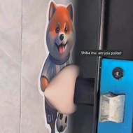 door stopper door stopper for main door Chai Dog Door Anti-collision Sticker Stereo Silicone Door Wa