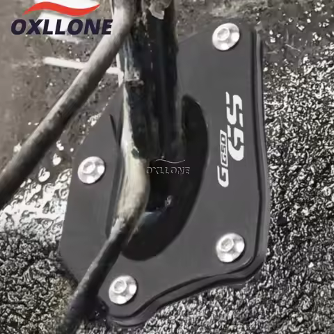 G650GS Motorcycle Kickstand Enlarger Side Stand Extension Plate Pad FOR BMW G650 G 650 GS Sertao G65