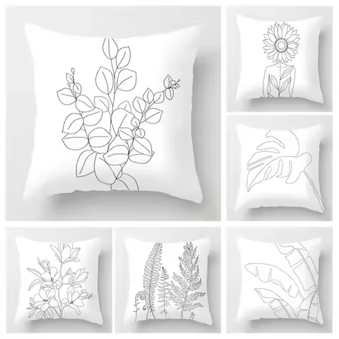 Nordic fall home decor autumn throw pillow cover sofa Cushion cover modern 45x45cm 45*45 50x50 60x60