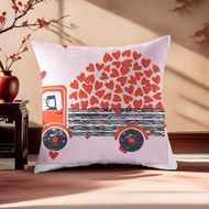 New creatively designed pillowcase, measuring 17.72*17.72 inches.