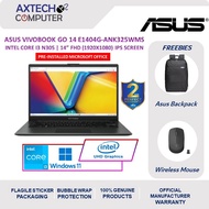 Asus VivoBook Go 14 E1404G-ANK325WMS 14'' FHD Laptop Mixed Black ( i3-N305, 8GB, 512GB SSD, Intel, W