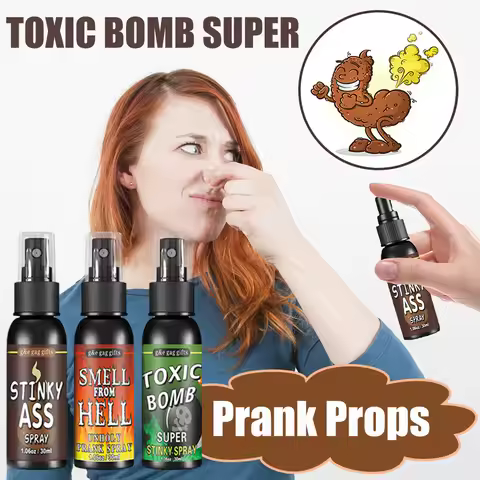 30ml Fart Spray Party Supplies Plastic Liquid Fart Gag for Adults Kids Terrible Stinky Fart Spray No