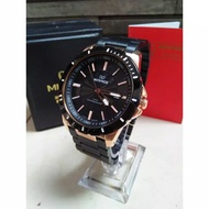 MIRAGE ORIGINAL Jam tangan Mirage BRP 8549 BLACK & ROSEGOLD water resistance