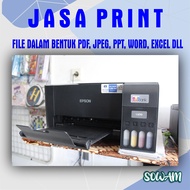 Print Warna/Cetak Dokumen/Print Dokumen  Makala Proposal Skripsi Dan Lain-Lain (1 Hari Langsung Kiri