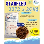 9972 (20KG) Dedak Makanan Ikan Timbul Jenama Starfeed