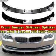 For BMW 5 Series F10 Front Bumper Cover Front Bumper Spoiler Diffuser for BMW 5 Series F10 2011-2014