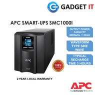 APC SMART-UPS C 1000VA LCD 230V WITH SMC1000I BATTERY BACKUP