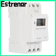 ESTRENAR Programmable Digital Timer Switch, THC 30A 220V Electronic Time Control, Home Automation 7 