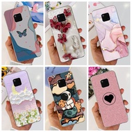 For Huawei Mate 20 Pro / Mate 20 Case New Design Fashion Marble Butterfly Clear Soft Cover For Huawei Mate20 Pro Casing