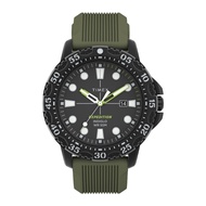Timex TW4B25400 Expedition Gallatin นาฬิกาข้อมือผู้ชาย สายซิลิโคนสีเขียว
