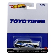 Hot Wheels Premium 69 Nissan Skyline Van Toyo Tires