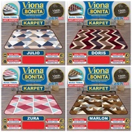 Viona By Bonita Carpet 95x140cm / 140x190Cm / 220x190Cm / 270x190Cm Malaysian Carpet/ - Multi Color 